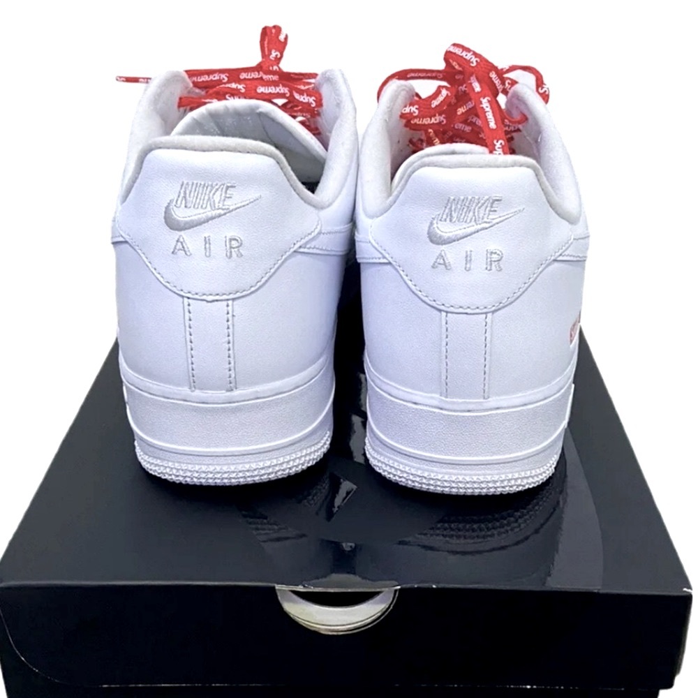 authentic Supreme Nike Air Force 1 sneakers | Supreme laces | Supreme logo - Picture 4 of 8
